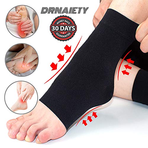 DRNAIETY Ankle Compression Sleeve, Ankle Brace Plantar Fasciitis Socks, Ankle Support Sleeves