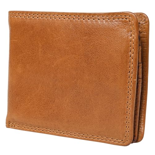 Spaghetti Western Swc450Tan Wallet Vintage Handmade Drum Dyed Genuine European Cowhide Leather Women Bag Western Handbag Purse