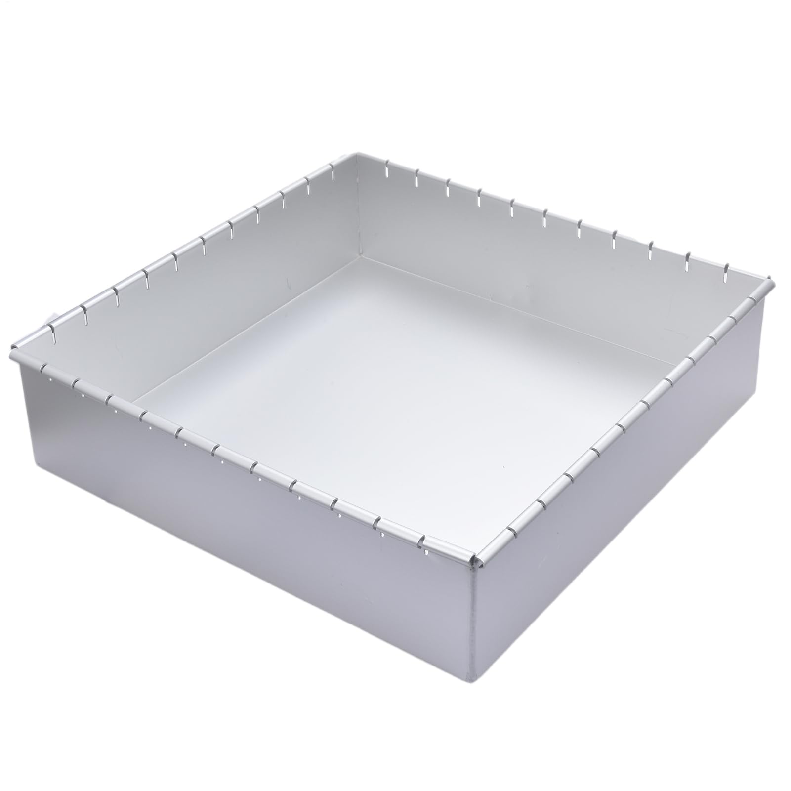 Stampo regolabile per torte da 12 pollici, metallo resistente al calore | superficie facile da pulire, di separazione versatile | per torte battenberrg, preparazione di dessert
