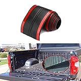 ALAVENTE Universal Back Gate Tail Gap Sealing Cover Rubber Strip Adhesive Filler Shield Lip Cap 4.25 Inch in Width for Car Automotive Truck Pickup Bed Extender Protector