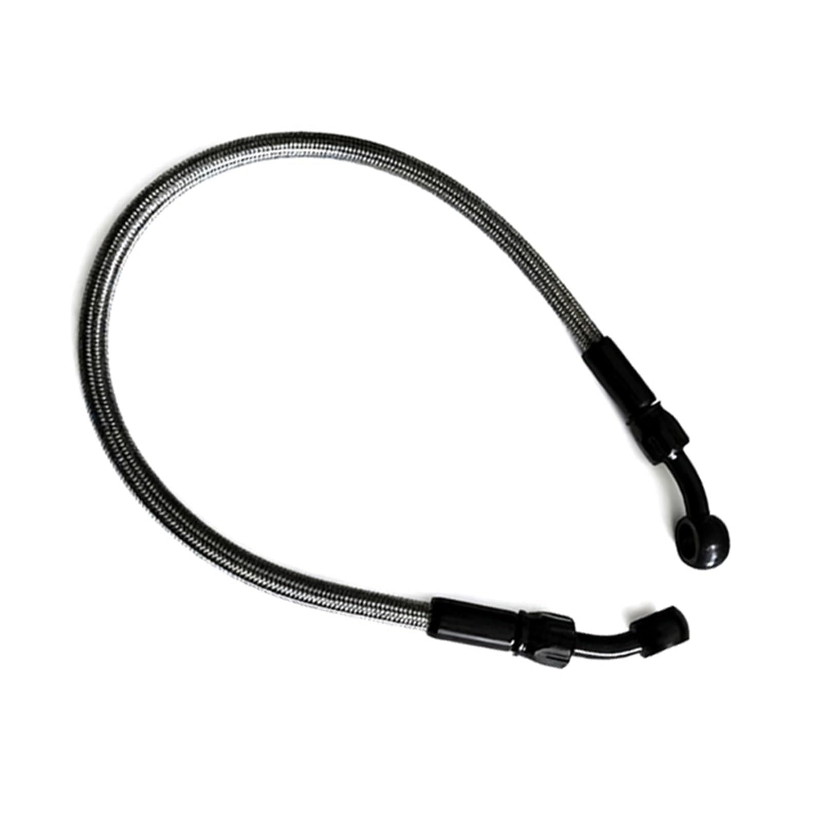 Shqxd One Color Hydraulic Brake Hose M10 Banjo Motorcycle Accessories Hydraulic Stainless Steel Braided Clutch Tube Brake Line Oil Hose An3 28°-28°(2500Mm)
