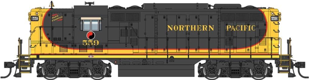 Walthers Proto 920-42424 HO Scale EMD GP7 - LokSound Select Sound and DCC - Northern Pacific #562