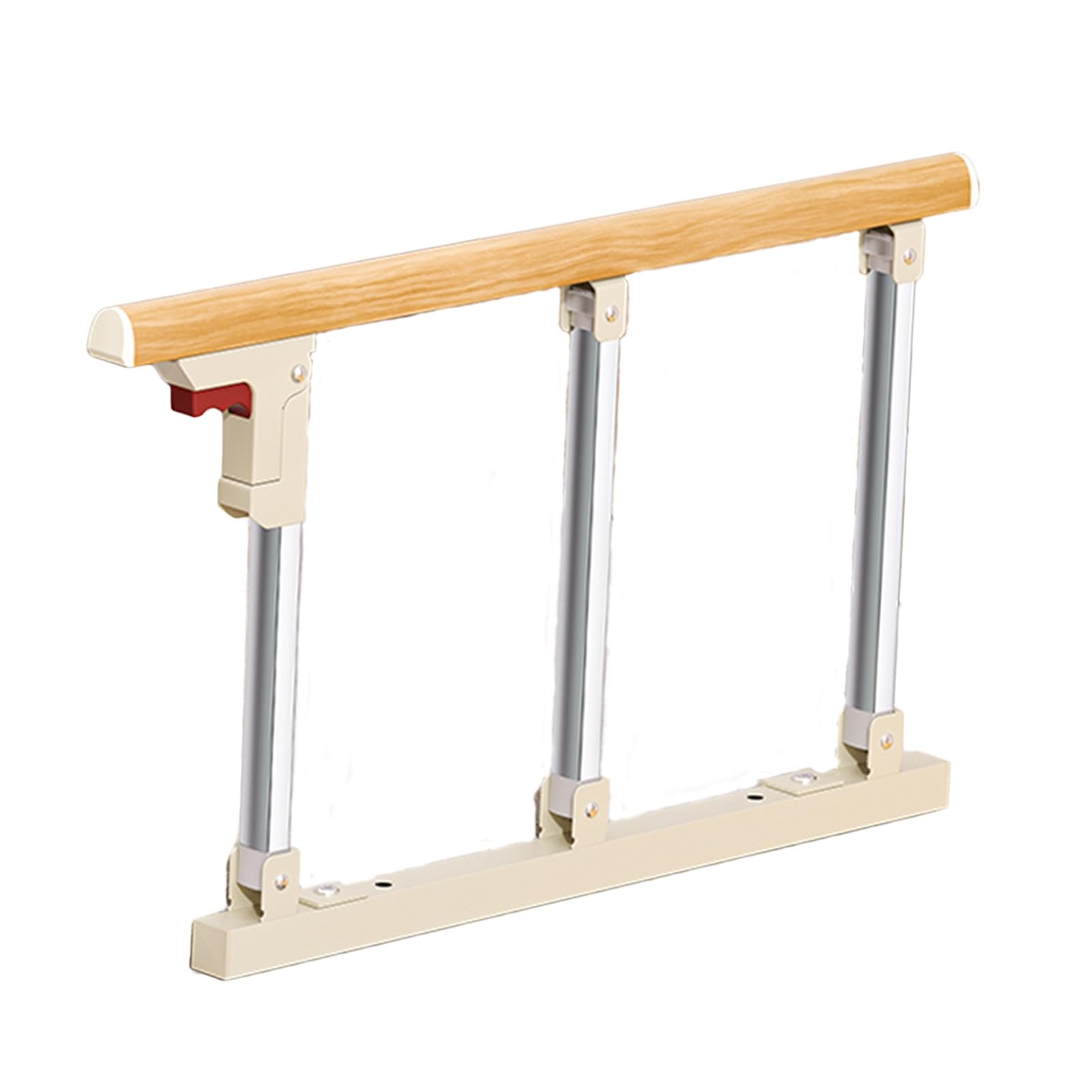 Rail latéral de lit robuste et pliable pour une protection de lit double efficace