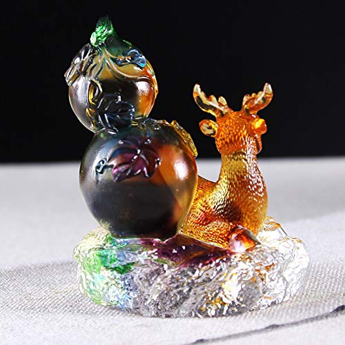 Sculpture de cerf décorative haut de gamme et artisanat d'ameublement de salon