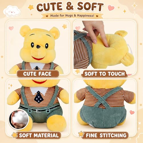 Image of Zest 4 Toyz Soft Toys for Kids (28 Cm) | Cute Stuffed Animal Plush Toy | Baby Toys | Cuddly Honey Teddy Bear for Kids | Cute Bear Soft Toy | Birthday Gift for Boys & Girls
