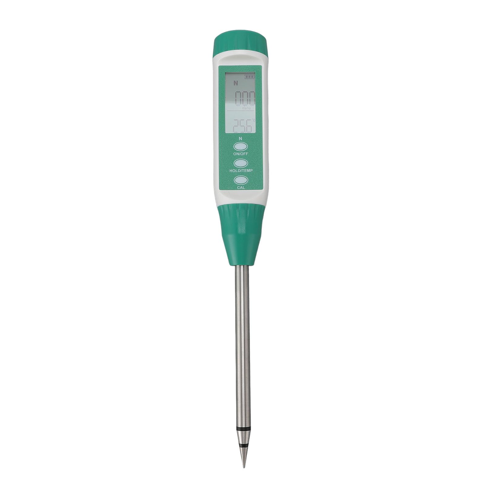 Luocute Tester del Suolo con Sonda per un Ampio Display Retroilluminato, Ideale per i Test di fertilità del Suolo in Serre, Fattorie, Prati, Piante da Esterno Interno e Giardini in Vaso (Azoto)