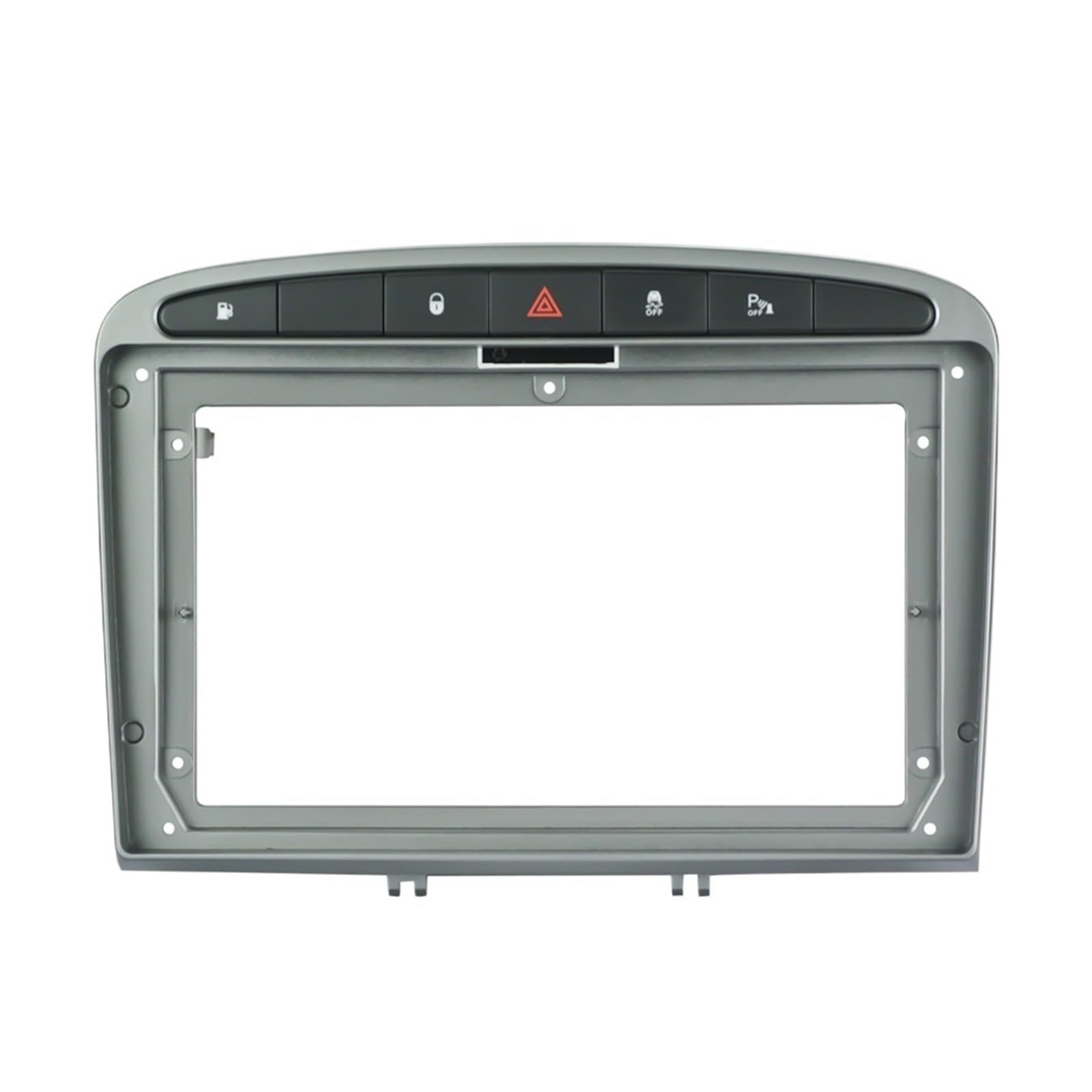 Ramka do radia Pasuje do PEUGEOT 308 408 20082016 2 Din rama samochodu adapter montażowy audio wykończenie deski rozdzielczej Panel deski rozdzielczej 9 cali Autoradio Rahmen(A)