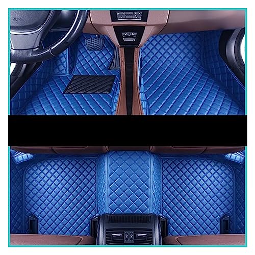 Tapis de sol voiture pour Audi A4 B7 2004-2008 bleu sur mesure