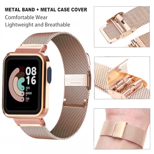 Correa metálica acero inoxidable compatible Xiaomi Mi Watch Lite miniatura 6