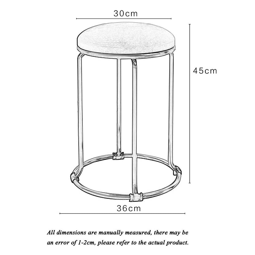 Taburetes apilables redondos con estructura dorada para comedor y salon 3