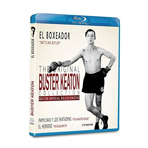 El Boxeador BD Battling Butter + Pamplinas y los Fantasmas The Haunted House + El Herrero The Black Smith [Blu-ray]
