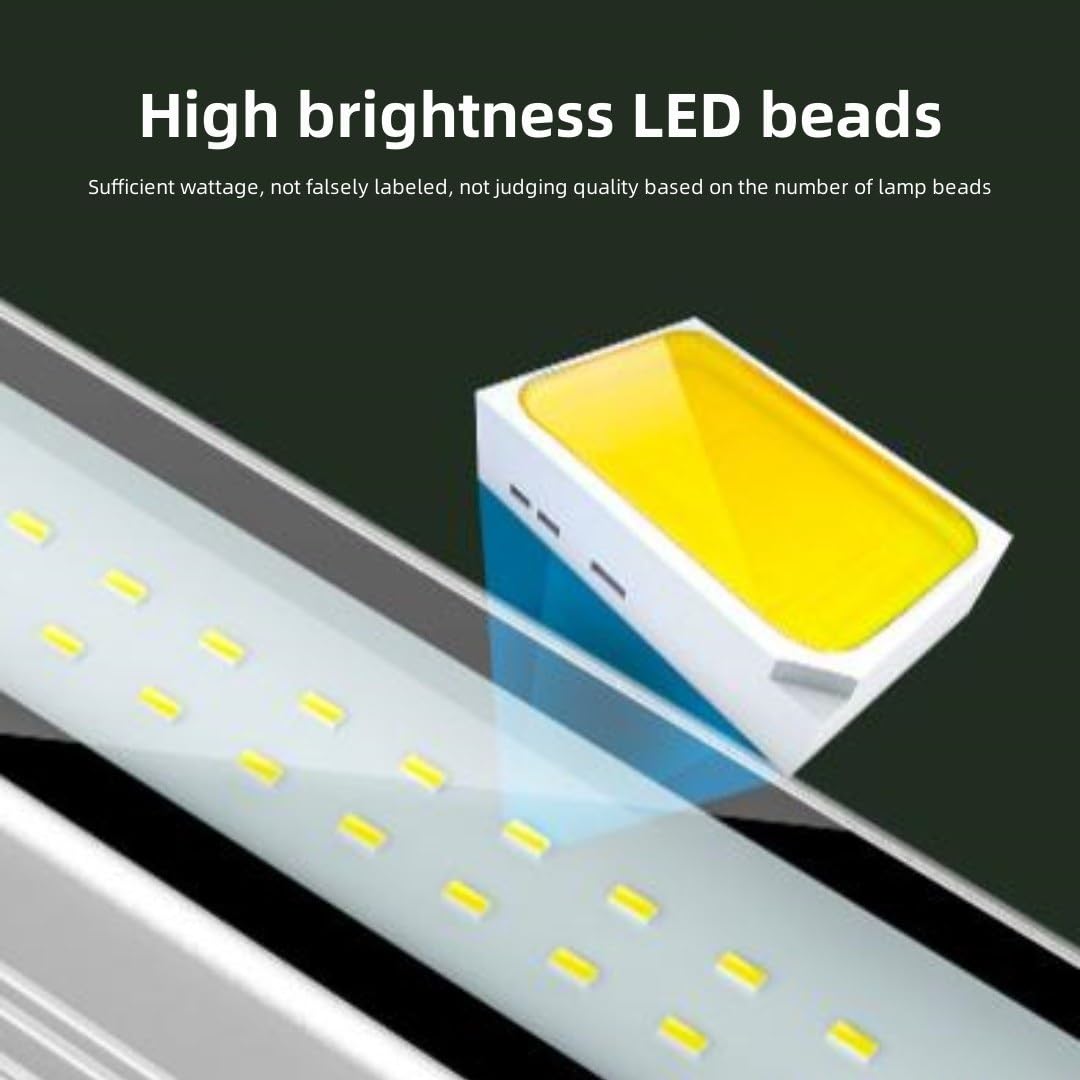 Lampada Lavoro Per Illuminazione Industriale IP68 Luce Macchina A LED,per Macchine Utensili E Tornio, Proiettore Montato Sul Tavolo Della Fresatrice,Per Il Lavoro Centro Lavoro De(Size:10W-220V-300MM)