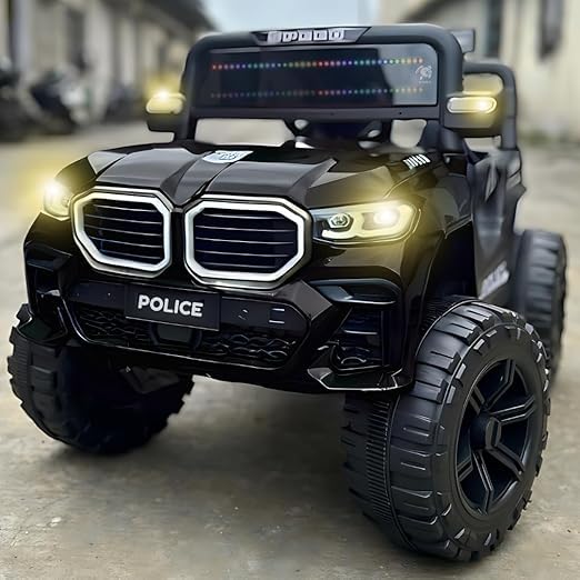 Image of Kawaii Kids Battery Operated Car for Kids, Electric Ride-On SUV with Parent Remote Control, USB, Bluetooth, LED Windshield Lights, Rechargeable Battery, Kids Ride-On Car for Boys & Girls Age 1-5 Years