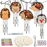 herbstdeko basteln papier 🌈 Windspiel Bastelset: Das Set enthält Igel Hackschnitzel 5 Stück + 20 Windspiele + 5 Meter Faden + 2 Bürsten + 5 Stück Gurtband + 1 Aufkleber. Machen Sie mit Ihrer Familie oder Ihren Freunden Ihr eigenes Herbst Schmetterling Windspiel!
