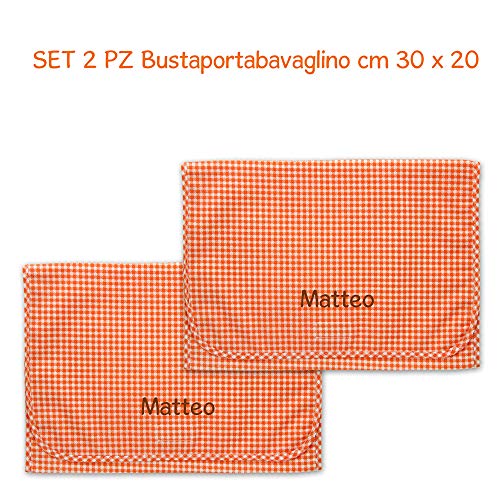 Coccole- Set asilo pappa con nome personalizzato