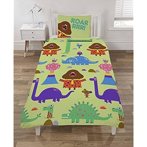 Hey Duggee Single Duvet Cover Reversible Poly Cotton Bedding Set"The Squirrels Club" Cover