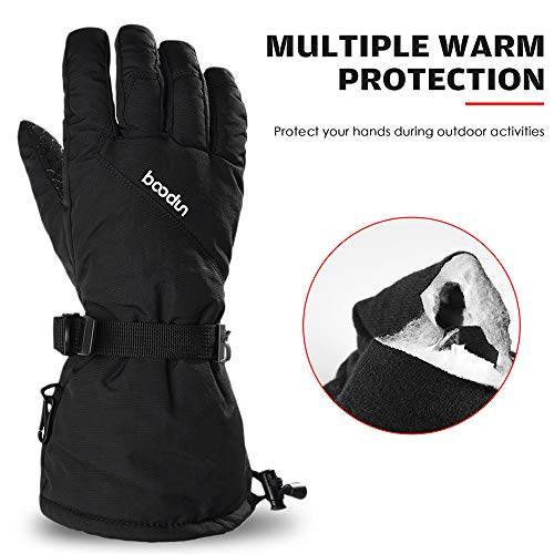 Luvas esportivas, Andoer Luvas antiderrapantes para esqui de inverno, mulheres, homens, resistentes