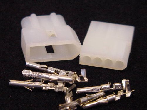 Philmore 61-404 Male/Female Set Multi-Circuit In-Line Connectors 4 Contact .062" Pin 5A 250V (1)