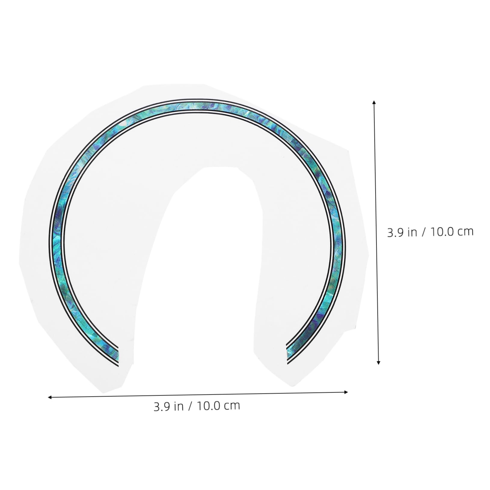 ULDIGI Guitar Sound Hole Decal Sound Ring Sticker for Acoustic Guitar Self-adhesive Inlay Decal