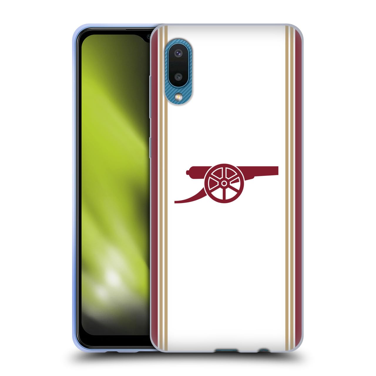 Head Case Designs Officially Licensed Arsenal FC Third 2025/26 Kit Gel Case [Military Grade Protection] Compatible With Samsung Galaxy A02/M02 (2021) — image 1