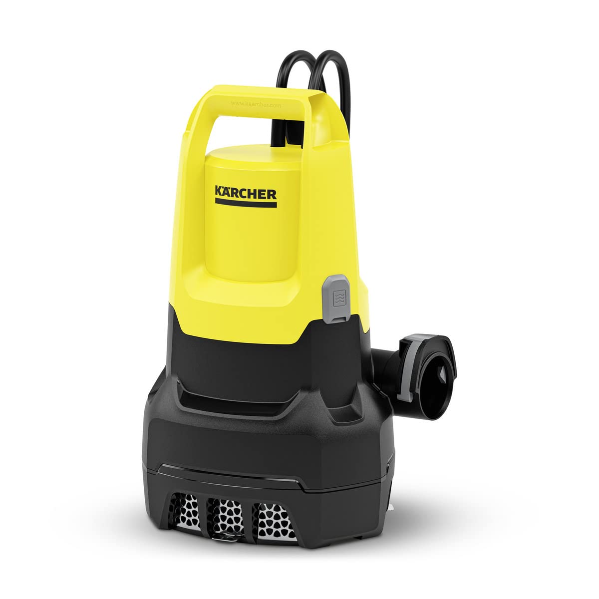 Kärcher SP 22.000 Pompe submersible pour eau sale Débit 22 000 l/h Profondeur d'immersion max. 7 m Taille des particules max. 30 mm Hauteur de l'eau résiduelle 35 mm Pression 0,8 bar