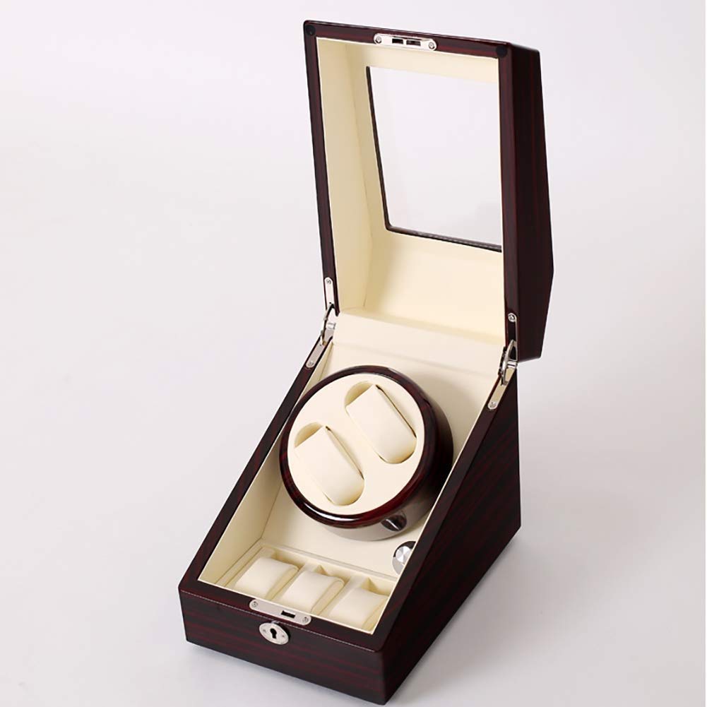Avvolgitore a doppio orologio con motore silenzioso Avvolgitore a doppio orologio con motore silenzioso per uomini donne 2+3 orologi custodia per la scatola di stoccaggio per cuscini di orologi