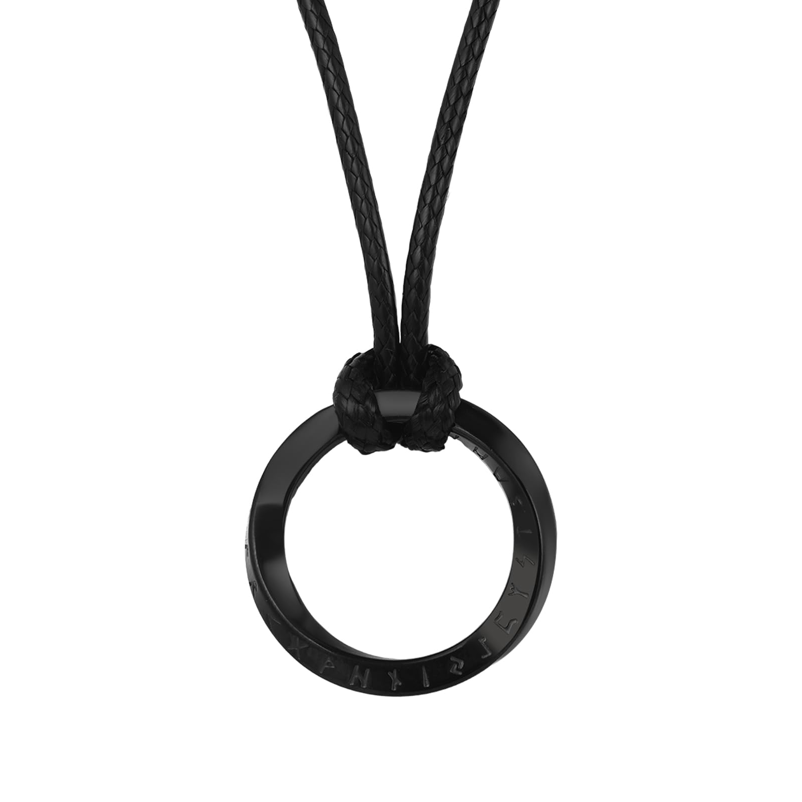 Bijoux celtiques avec pendentif runes 24 et amulette en acier - 8