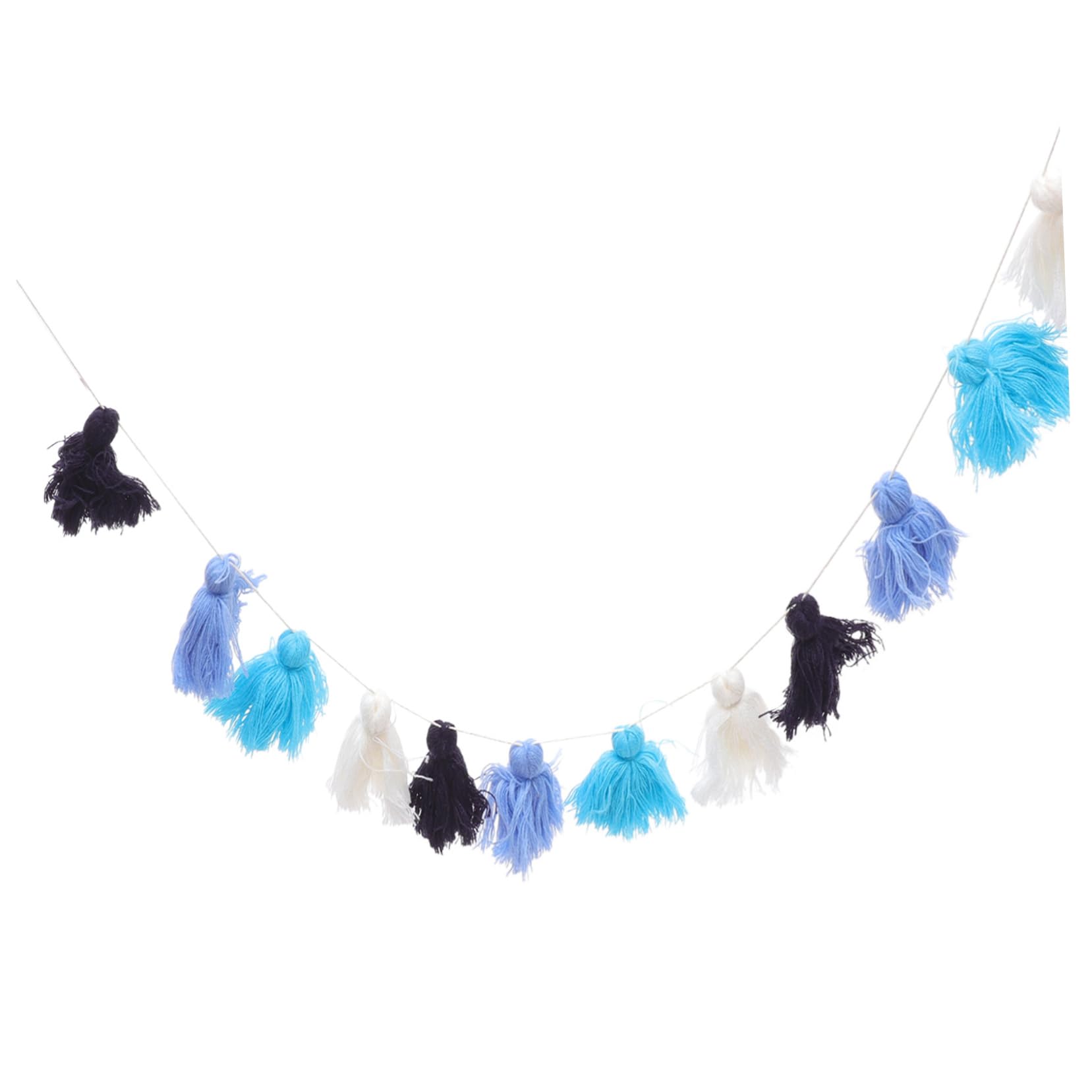 PRETYZOOM 5St Wandteppich aus Wollknäuel hängende Quastendekor im Bohemian-Stil Bunte Quastengirlande kinderzimmer wanddeko wandpolsterung kinderzimmer hochzeitsdeko Ornament Garn