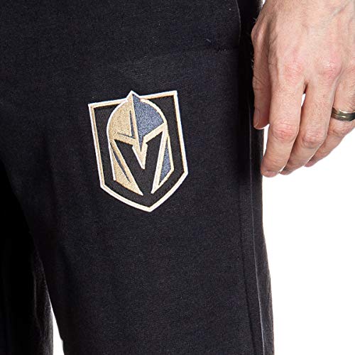 NHL Men's Premium Fleece Official Team Sweatpants (Vegas Golden Knights, Small)