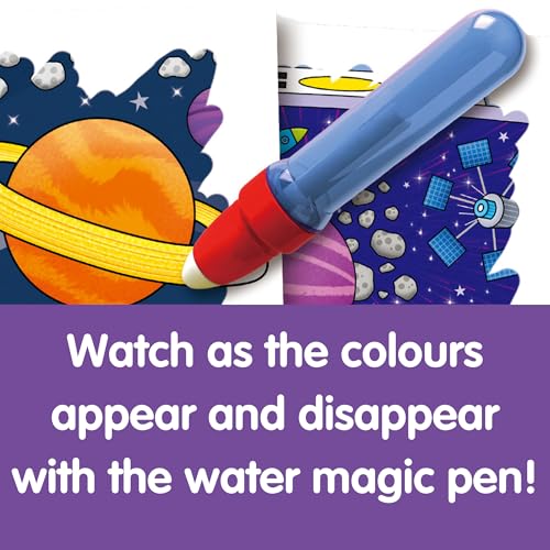 Galt Water Magic Space, Reusable Colouring Picture Books for Children Pictures for Kids to Colour, Reveal Out of this World - Image 4