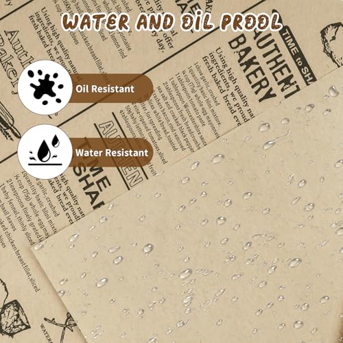 Papel a prueba de grasa elegante tipo vitela de 15x15 cm para sándwiches gourmet 5
