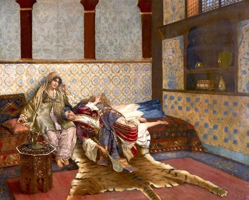 Toile Rudolf Ernst La Melodia Dimenticata idéal pour un salon élégant