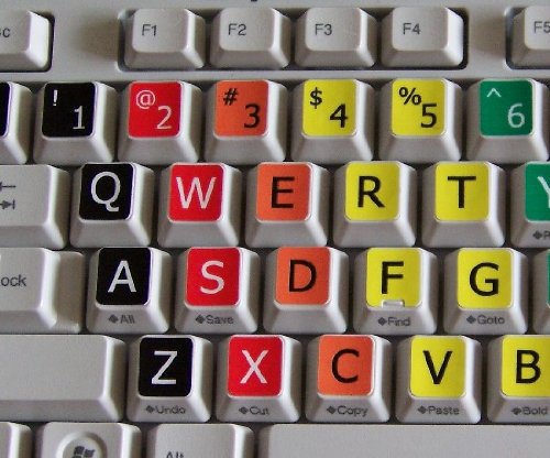 Learning Large Lettering (Upper CASE) English Colored Stickers for Keyboard - Image 5