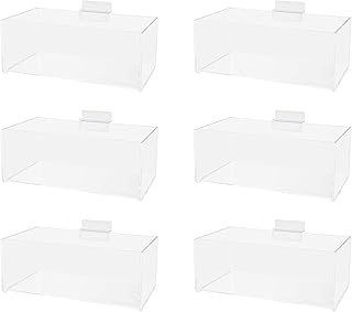 Marketing Holders 6 Pack Slatwall Acrylic Retail Tray 8