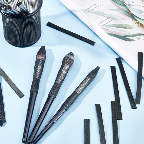 GORGECRAFT 100 peças protetor de pincel de maquiagem de 4,7 polegadas de comprimento, pincéis de maq