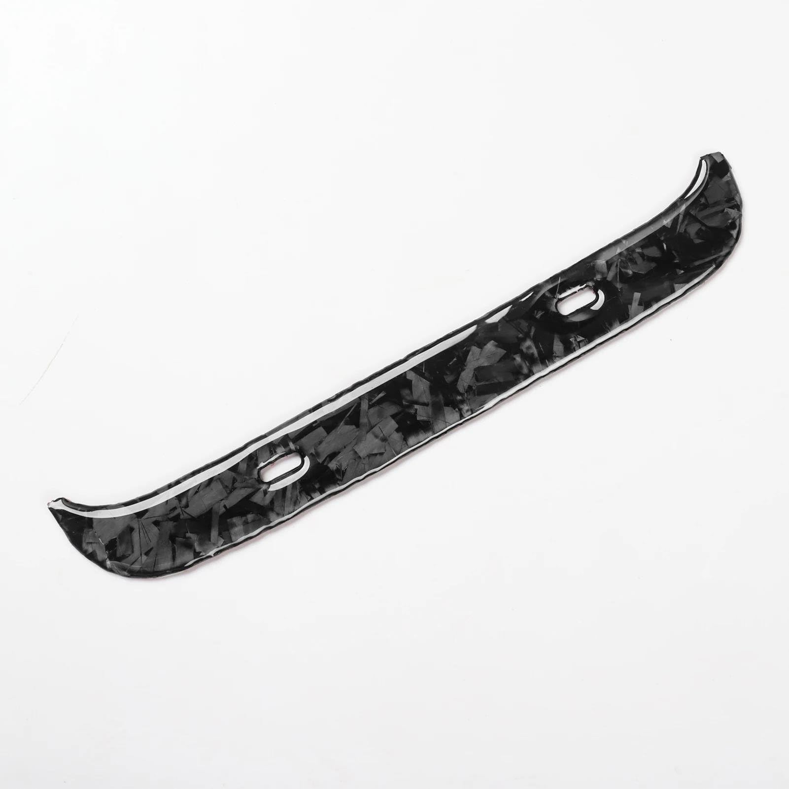 Carbon Fiber Car Styling Rear Air Outlet Cover Trim Sticker Interior Mouldings for Tesla Model 3 Y 2021 2022 Anti-dust(Forging BIack)