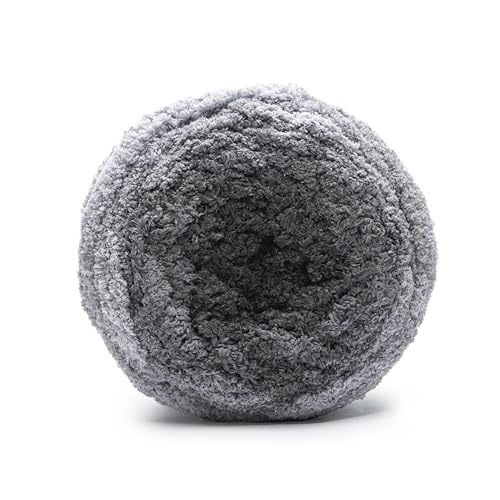 Image of Bernat Blanket Extra Thick Perfect Phasing Coal Yarn - 1 Pack of 21.12oz /598.74g - 100% Polyester - #7 Jumbo - 72 Yards - Chunky Yarn for Hand Knitting, Crocheting, Crafts & Amigurumi