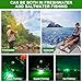 SILANON Deep Drop LED Fishing Light Underwater Waterproof Fishing Light Night Flashing Fishing Lure Light Attractants Fishing Lamp Tools for Attracting Bait Lures 5 Colors (Green, 5pcs-6.7inch)