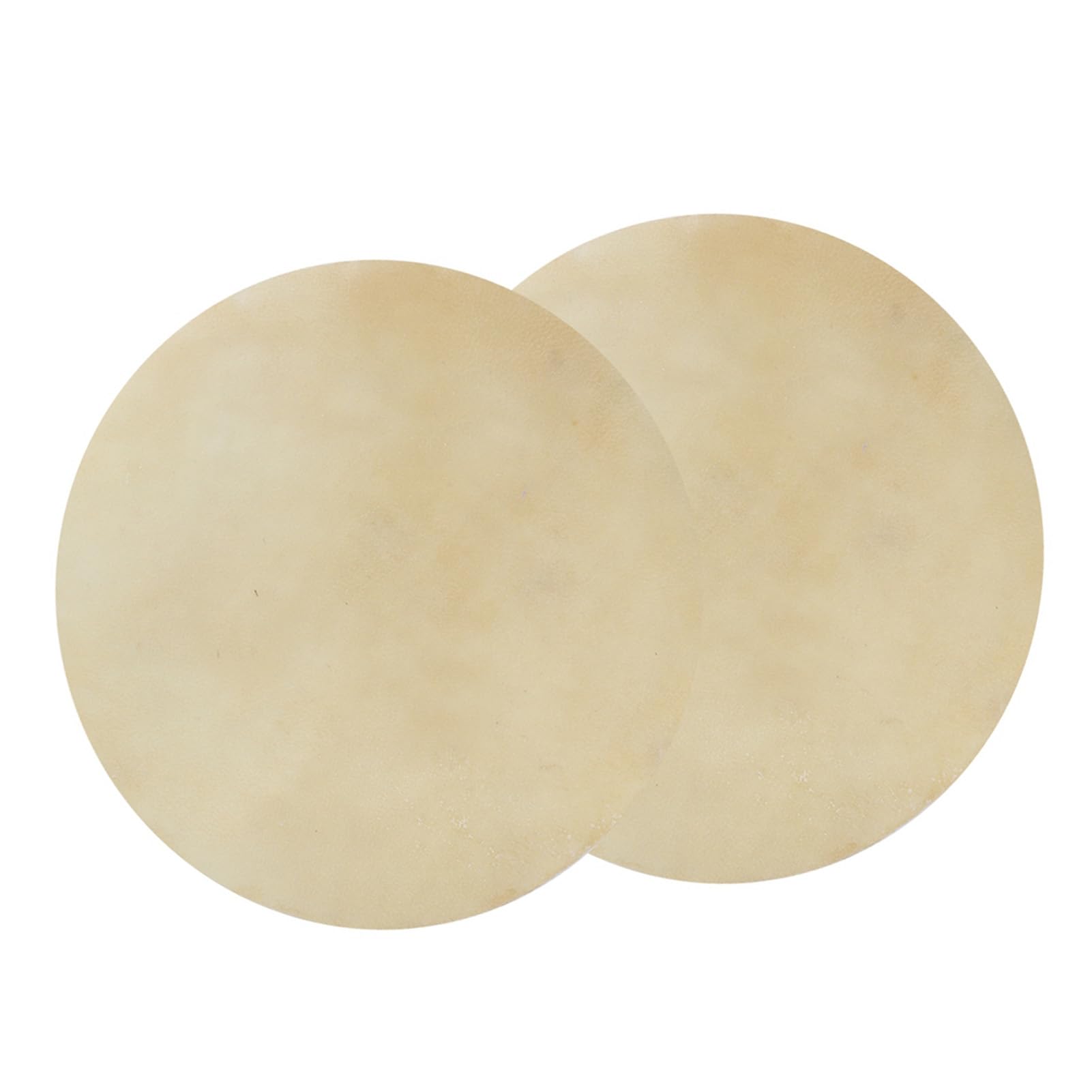 Reemplazo de Parche de Tambor, 2 Piezas de Cuero Sintético para Tambores Bongo, Sonido Duradero (9,0 pulgadas)