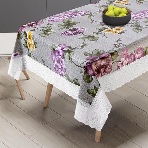 Image of Dakshya Industries PVC Waterproof Center Table Cover 40 x 60 Inch | Rectangle Coffee Table Cover | Spill Proof Oil Resistant Dustproof Heat Resistant Wipe Clean