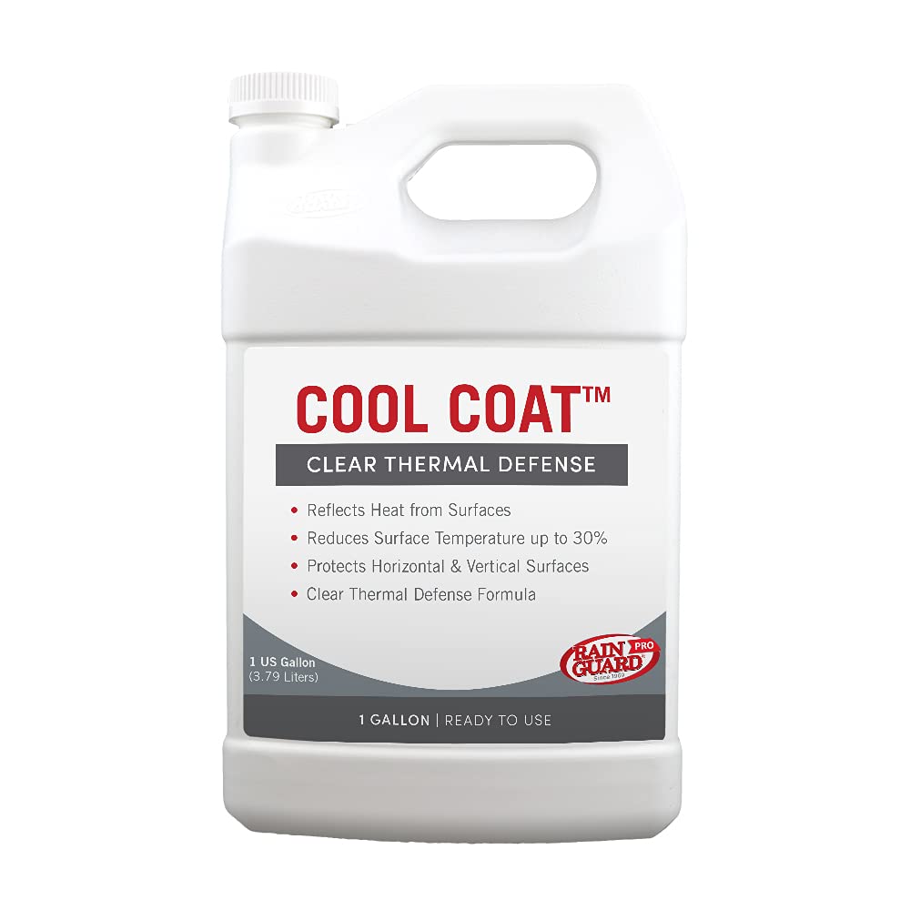 Rain Guard Water Sealers SP-2000 Cool Coat Clear Thermal Barrier Ready to USE on Exterior Surfaces Covers up to 200 Sq. Ft. 1 Gallon