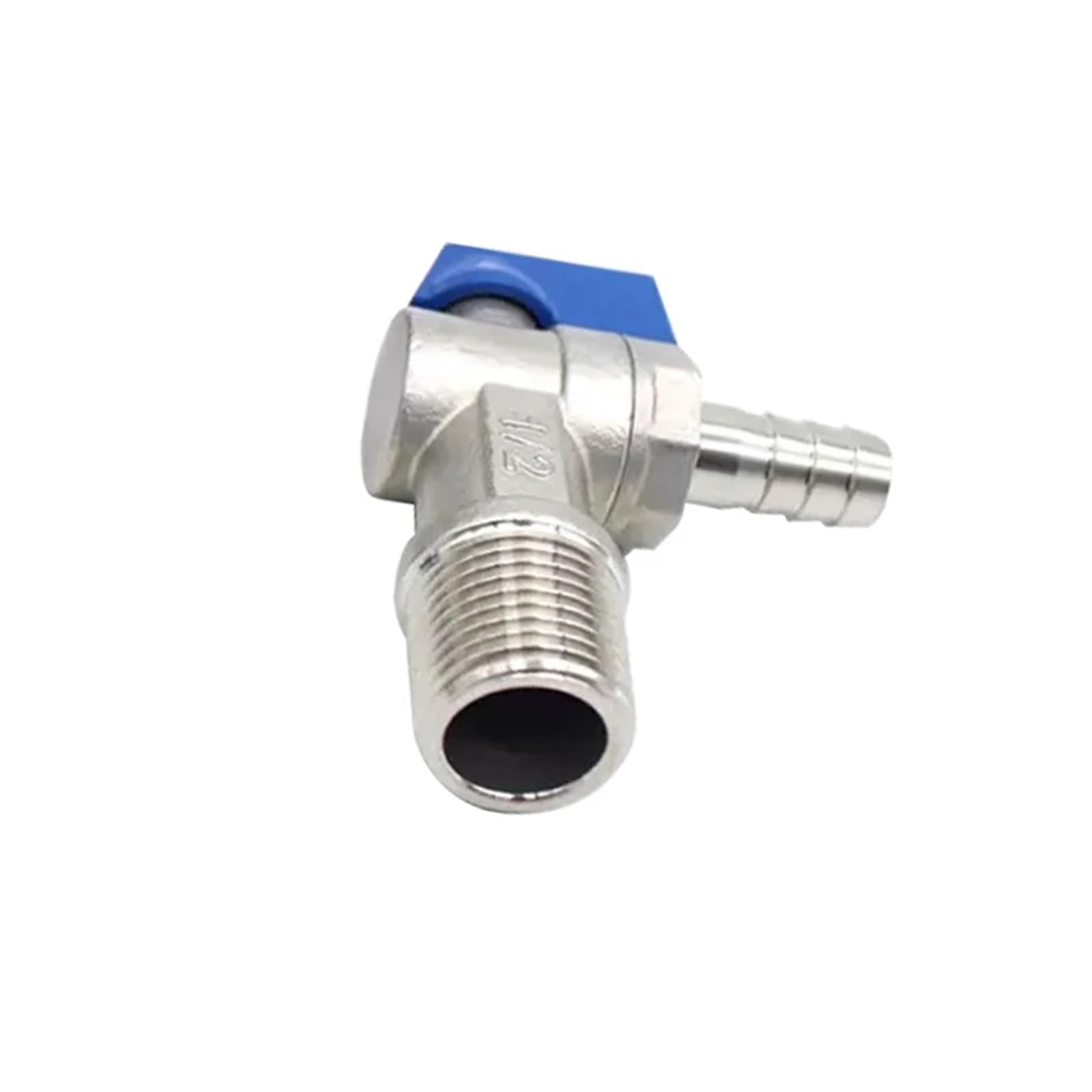 DEBLAN Zawór kulowy 1/5.1 cm B-S-P-T Adapter 12 mm Sprzęt Zawór kątowy klasy sanitarnej (typ 2)