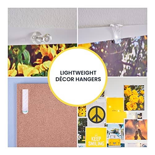 Image of OOK Adhesive Picture Hangers, Tool-Free Picture Hanger Kit, .5 lb, 72 Pieces, 9977131 (2 Pack)