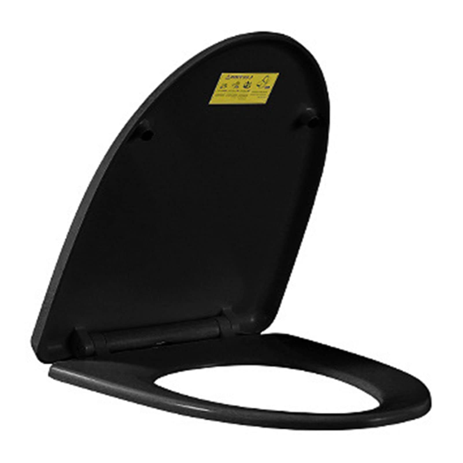 FLYIODFCXV Toilet seat, Toilet Seat, Quiet Close, Design and Cover Fits Standard Elongated or O/U shape Toilets(D)
