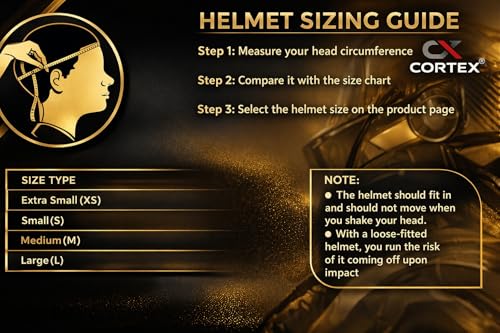 Image of Cortex Run Half Face Helmet Matt Finish with Scratch Resistant Curved Polycarbonate Visor, Hard ABS Shell Helmet for Men and Women | Clear Visor, Lightweight