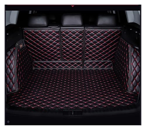 Tapis de coffre arrière pour Lincoln Corsair 2020-2022 anti-salissure noir rouge