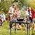 HPC Decor Folding Grill Table-Camping Table with Mesh Desktop,Portable Picnic Table with Carry Handle,27/56cm Height Adjustable Metal Table-Outdoor Grill Table,Folding Table for Outside Inside Use.