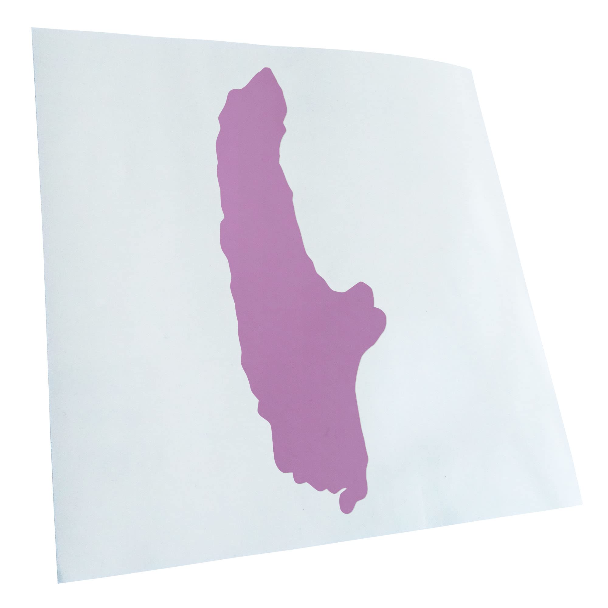 Kiwistar - Car Sticker - Lilac - 24 x 8 cm Ammersee - Germany - Sea - Rear Window Car Sticker Weatherproof for Car Truck Moped Truck - Sticker Exterior Self-Adhesive Tuning Accessories for Windows
