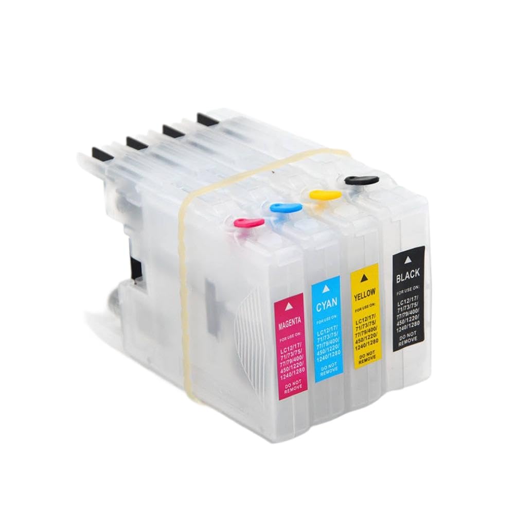 Cartuccia d'inchiostro di ricarica LC75 confezione da 4 compatibile con i materiali di consumo della stampante MFC-J280W MFC-J425W MFC-J430W MFC-J435W MFC-J5910 MFC-J625 MFC-J6510 MFC-J6710 MFC-J6910