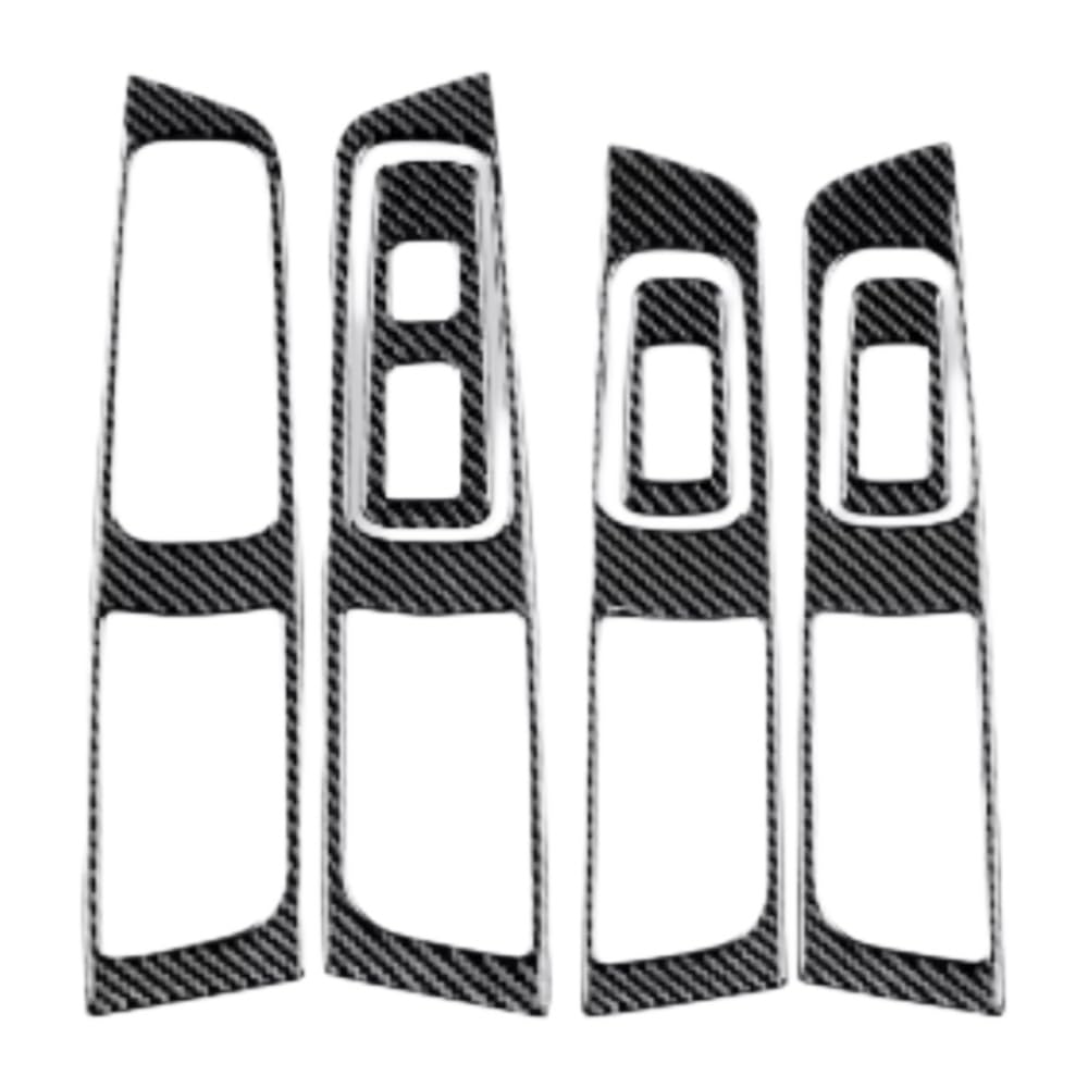 Window Control Panel Cover for Subaru for Impreza 2009 2010 2011 LHD RHD Car Door Window Switch Button Cover Panel Sticker Accessories(for LHD)